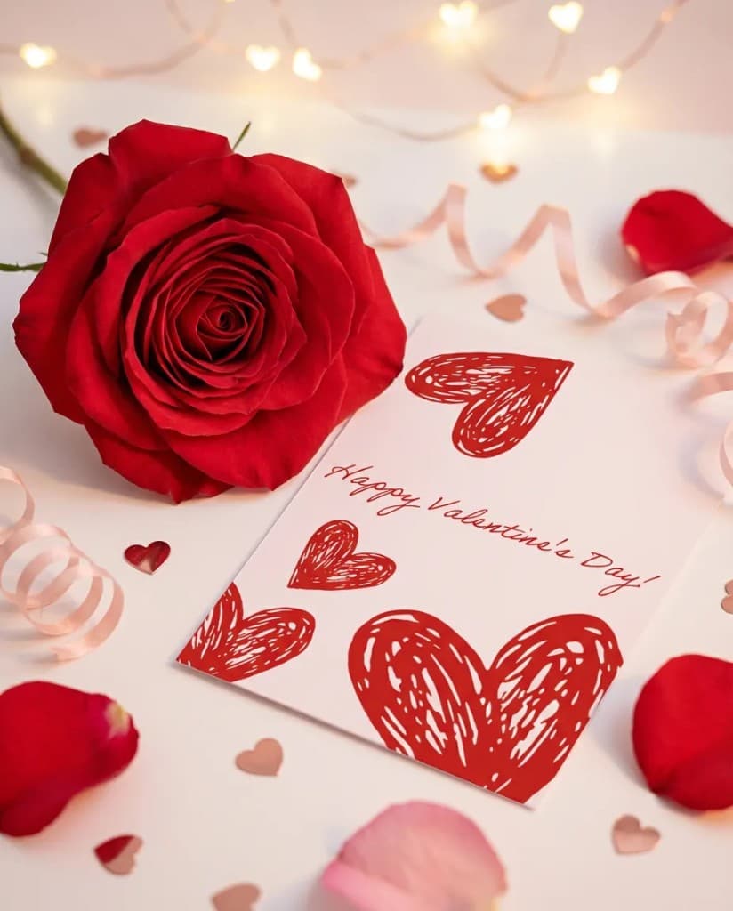 Classic red rose basket